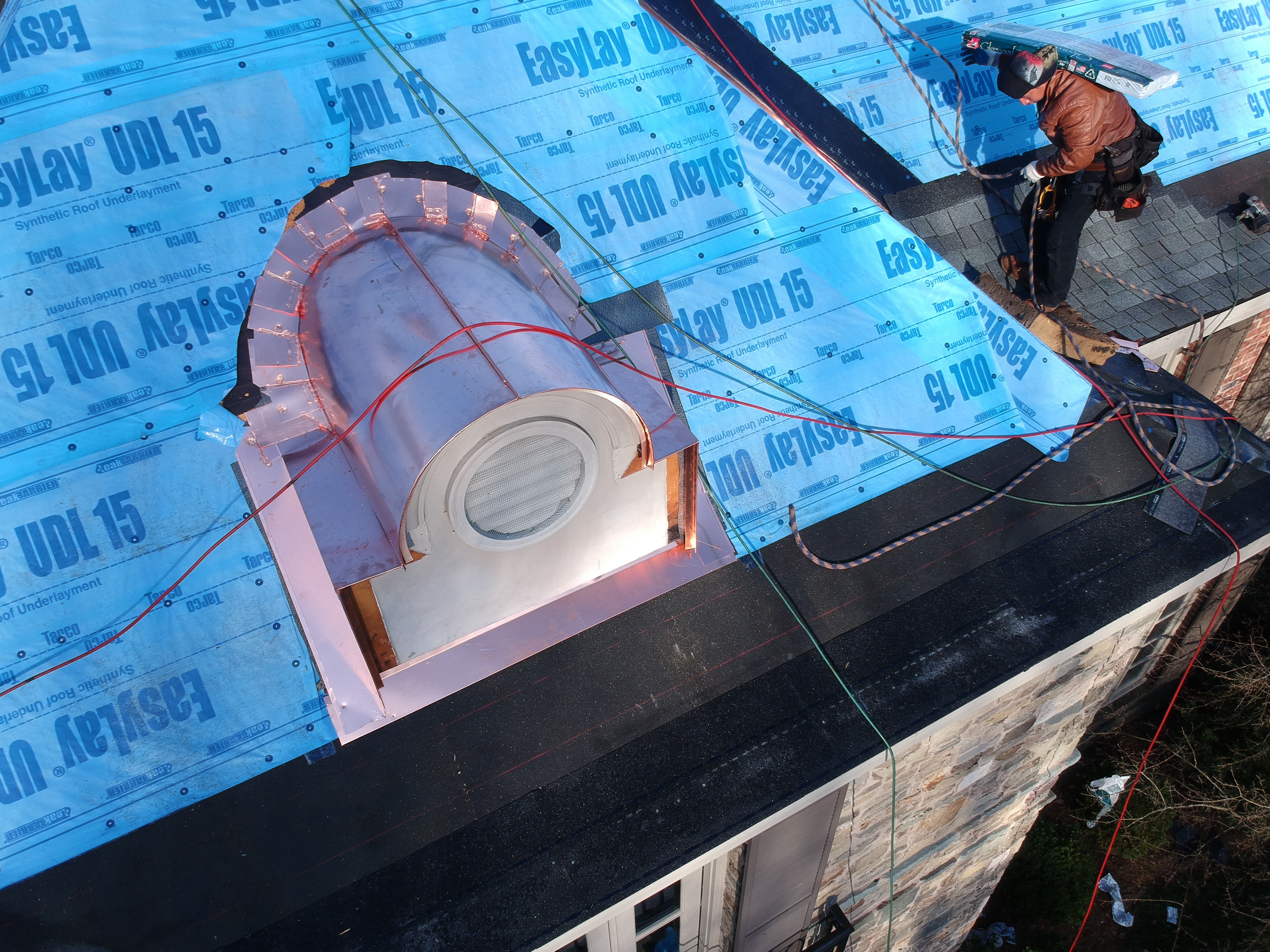 Permitted roof replacement in the Marietta GA area meeting Cobb County building codes